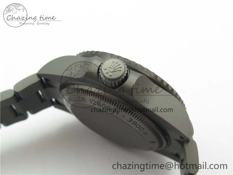 Sea-Dweller 116660 DLC VRF 1:1 Best Edition Black Dial on SS Bracelet A2836