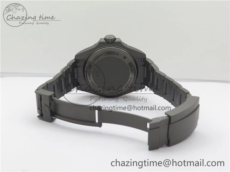 Sea-Dweller 116660 DLC VRF 1:1 Best Edition Black Dial on SS Bracelet A2836