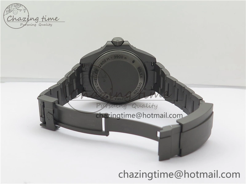 Sea-Dweller 116660 DLC VRF 1:1 Best Edition Black Dial on SS Bracelet A2836