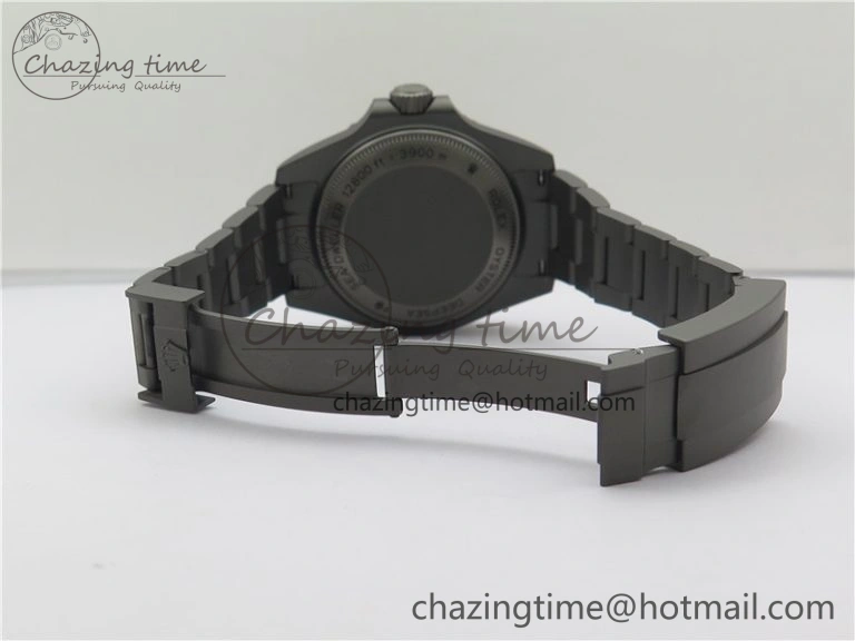 Sea-Dweller 116660 DLC VRF 1:1 Best Edition Black Dial on SS Bracelet A2836