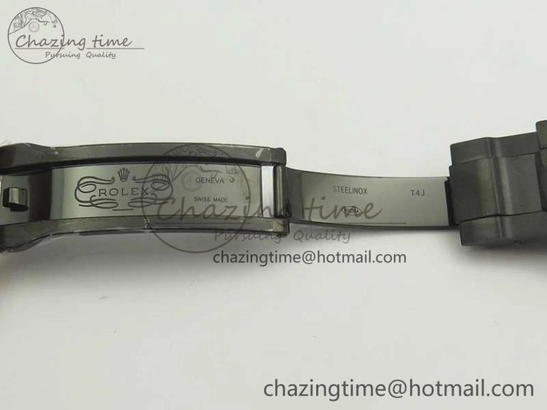 Sea-Dweller 116660 Ember PVD VRF Best Edition Black Dial on SS Bracelet A2836 MAX ( Free Black Strap)