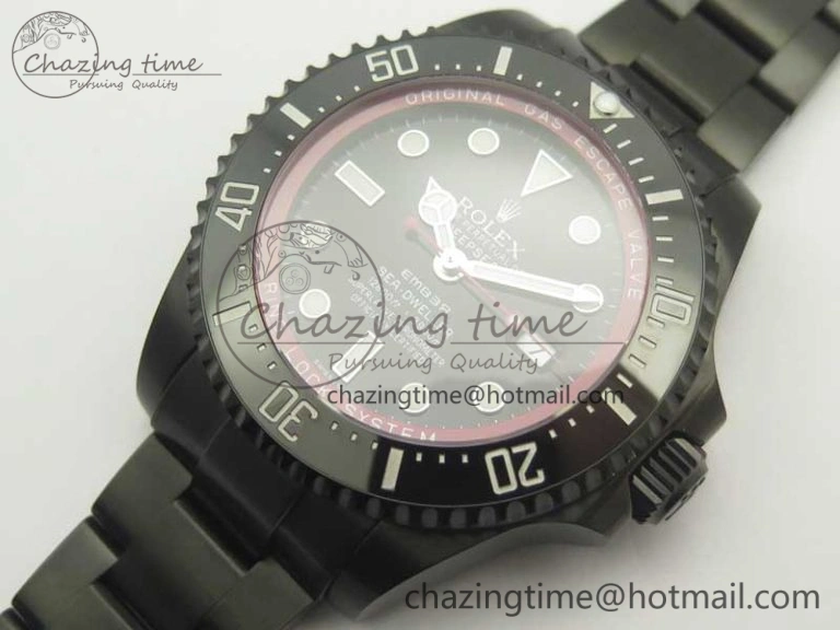 Sea-Dweller 116660 Ember PVD VRF Best Edition Black Dial on SS Bracelet A2836 MAX