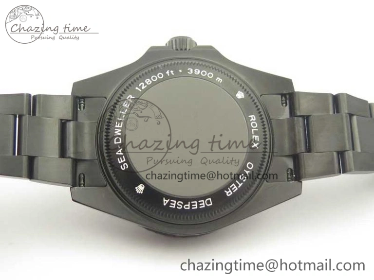 Sea-Dweller 116660 Ember PVD VRF Best Edition Black Dial on SS Bracelet A2836 MAX