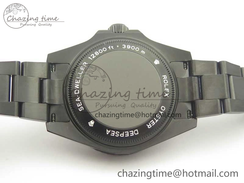 Sea-Dweller 116660 Ember PVD VRF Best Edition Black Dial on SS Bracelet A2836 MAX