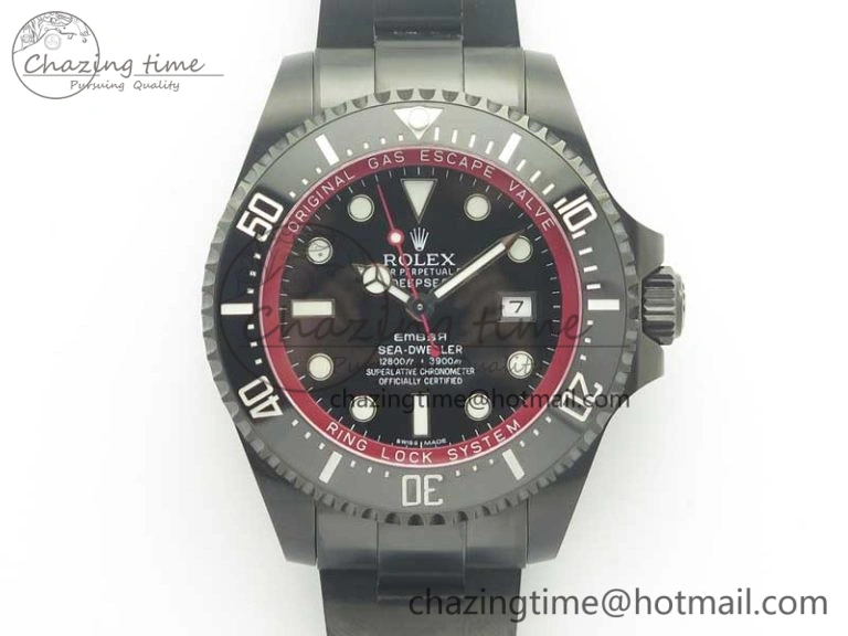 Sea-Dweller 116660 Ember PVD VRF Best Edition Black Dial on SS Bracelet A2836 MAX