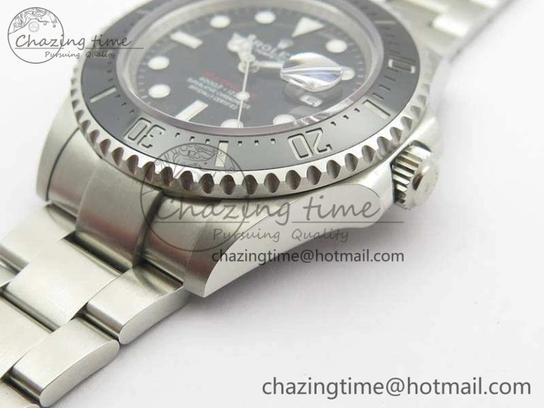 Sea Dweller 126600 2017 43mm SS BP Maker 1:1 Best Edition Black Dial On SS Bracelet A2824