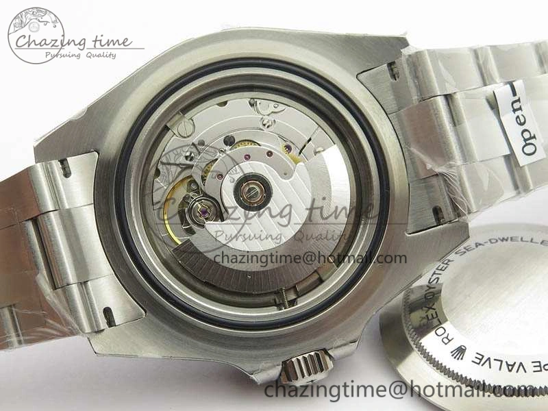 Sea Dweller 126600 2017 43mm SS BP Maker 1:1 Best Edition Black Dial On SS Bracelet A2824