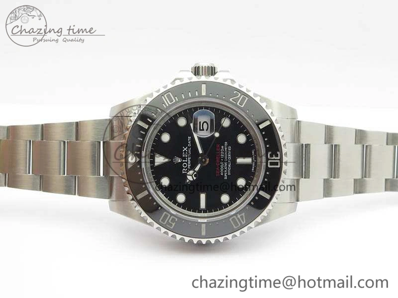 Sea Dweller 126600 2017 43mm SS BP Maker 1:1 Best Edition Black Dial On SS Bracelet A2824
