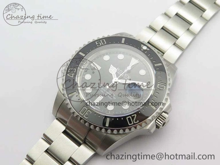 Sea Dweller 126600 2017 43mm SS BP Maker 1:1 Best Edition Black Dial On SS Bracelet A2824