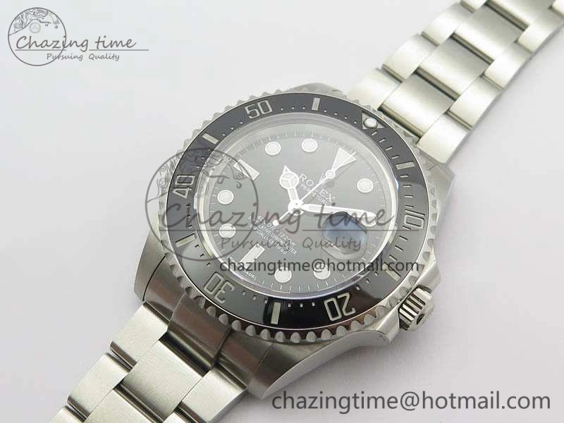 Sea Dweller 126600 2017 43mm SS BP Maker 1:1 Best Edition Black Dial On SS Bracelet A2824