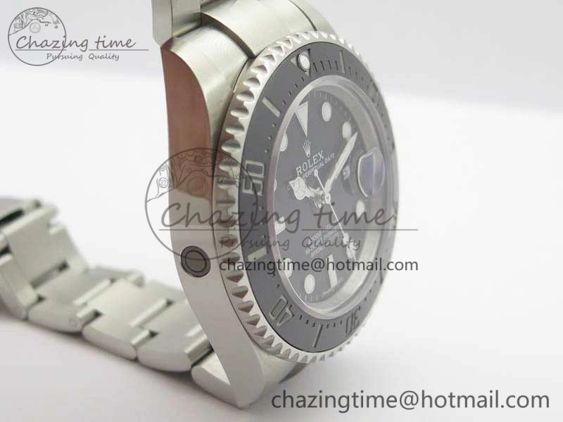 Sea Dweller 126600 2017 43mm SS BP Maker 1:1 Best Edition Black Dial On SS Bracelet ETA2836