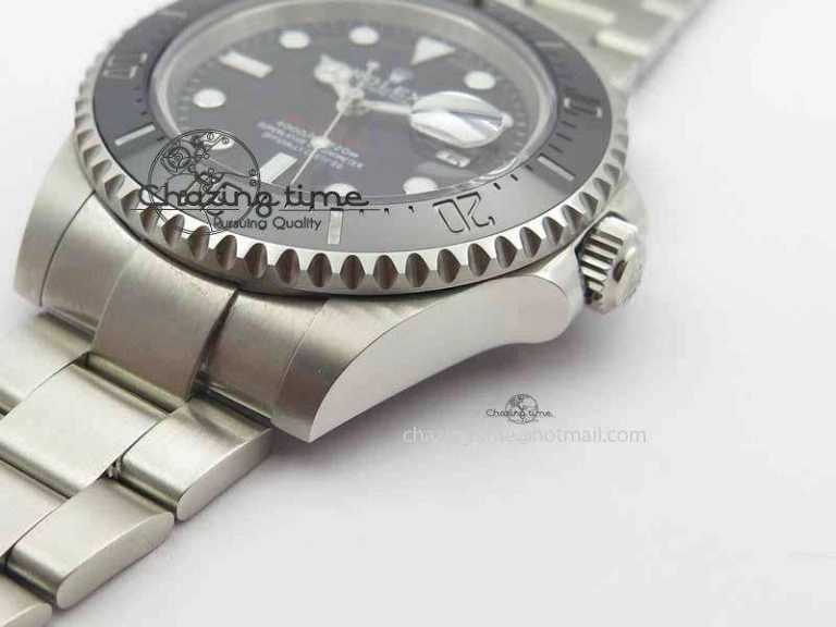 Sea Dweller 126600 43mm SS BP Maker Black Dial On SS Bracelet A2813