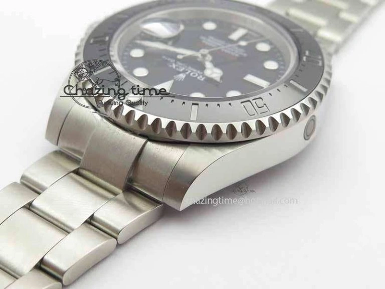 Sea Dweller 126600 43mm SS BP Maker Black Dial On SS Bracelet A2813