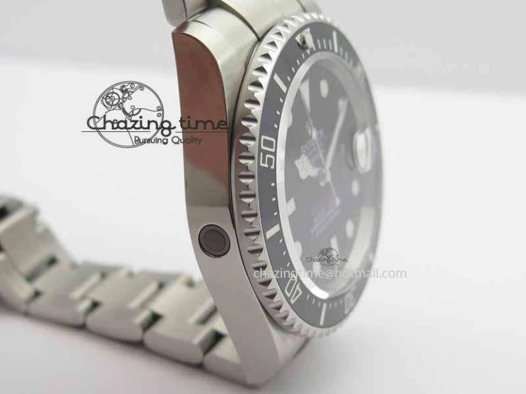 Sea Dweller 126600 43mm SS Black Dial On SS Bracelet A2836