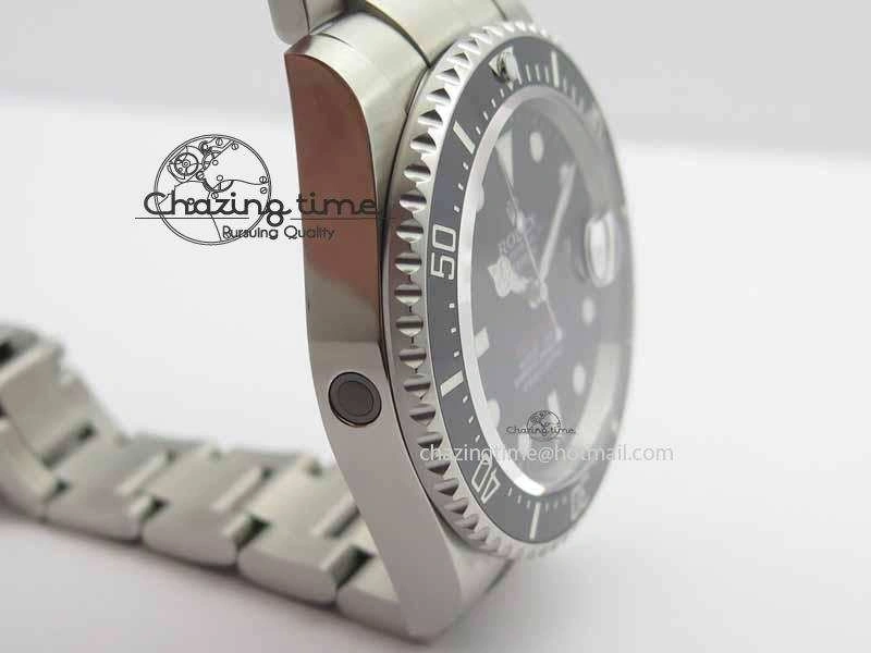 Sea Dweller 126600 43mm SS Black Dial On SS Bracelet A2836