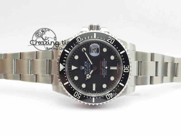 Sea Dweller 126600 43mm SS Black Dial On SS Bracelet A2836