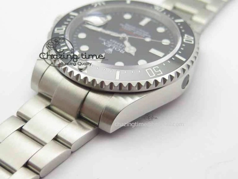 Sea Dweller 126600 43mm SS Black Dial On SS Bracelet A2836