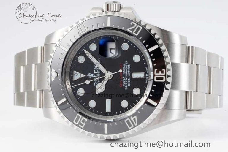 Sea-Dweller 126600 APF Best Edition Black Dial on SS Bracelet VR3235