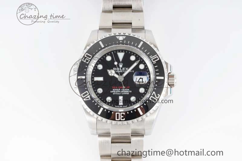 Sea-Dweller 126600 APF Best Edition Black Dial on SS Bracelet VR3235