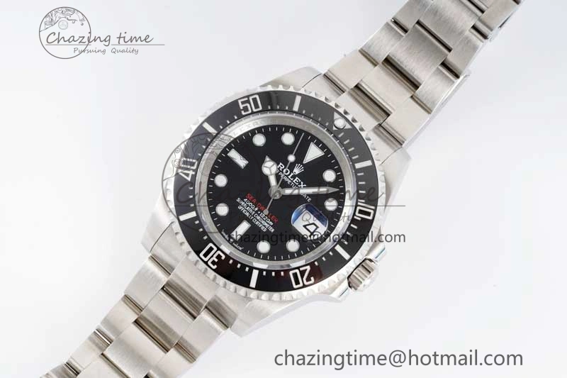 Sea-Dweller 126600 APF Best Edition Black Dial on SS Bracelet VR3235