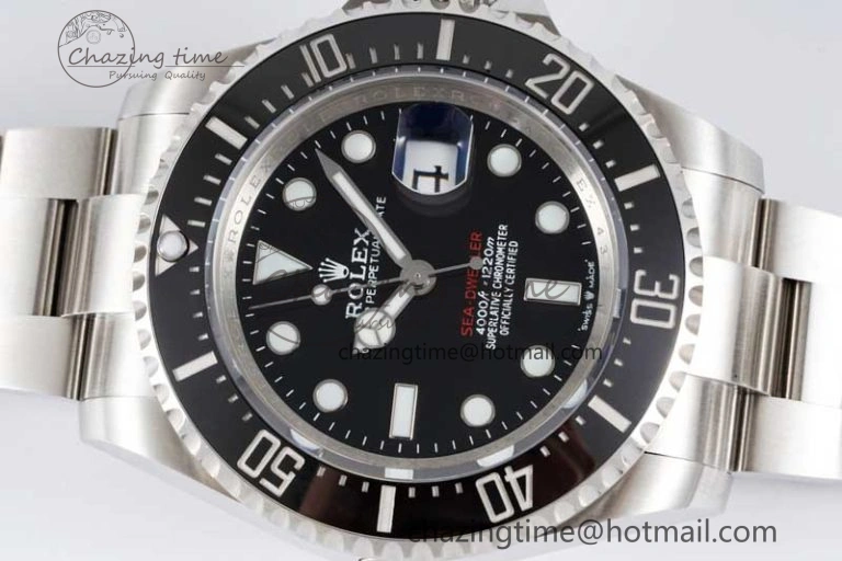 Sea-Dweller 126600 APF Best Edition Black Dial on SS Bracelet VR3235