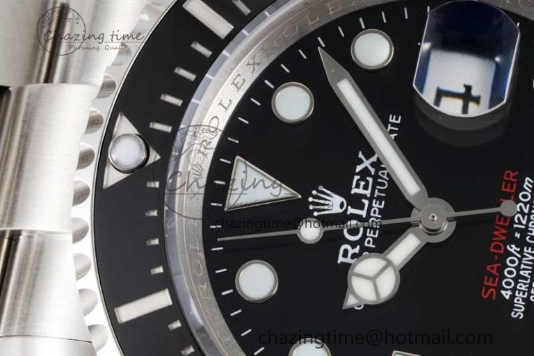 Sea-Dweller 126600 APF Best Edition Black Dial on SS Bracelet VR3235
