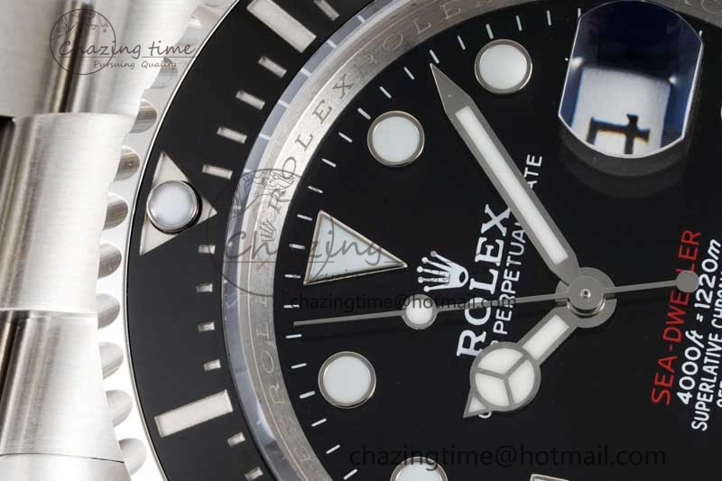 Sea-Dweller 126600 APF Best Edition Black Dial on SS Bracelet VR3235