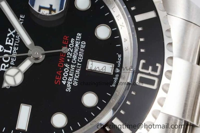 Sea-Dweller 126600 APF Best Edition Black Dial on SS Bracelet VR3235
