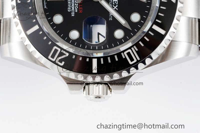 Sea-Dweller 126600 APF Best Edition Black Dial on SS Bracelet VR3235