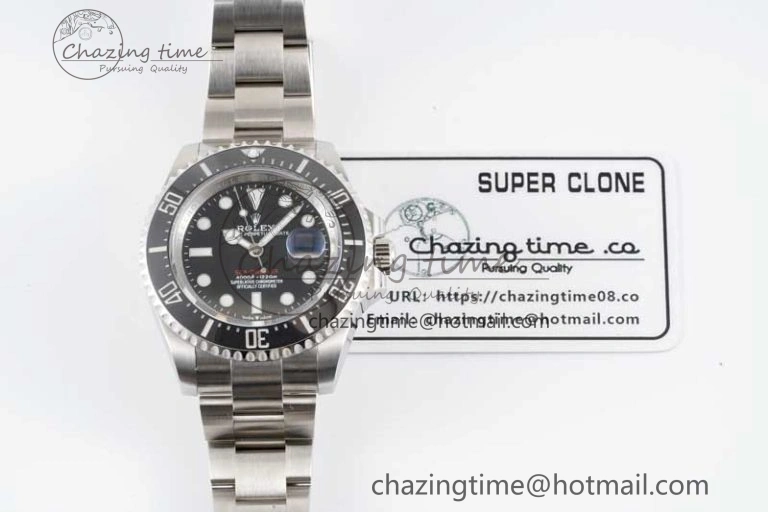 Sea-Dweller 126600 APF Best Edition Black Dial on SS Bracelet VR3235