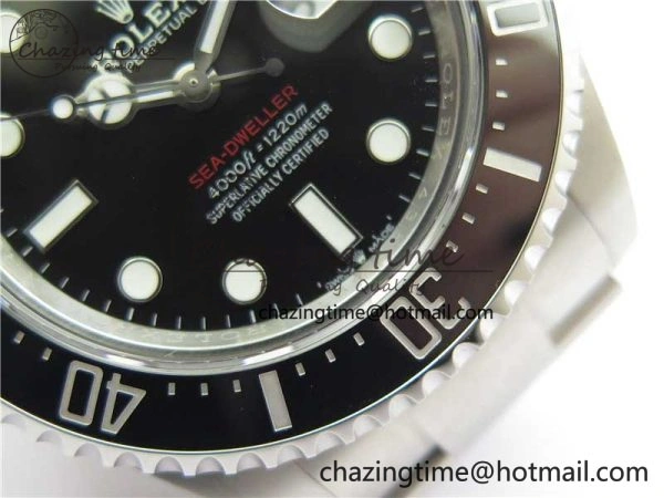 Sea-Dweller 126600 ARF 1:1 Best Edition 904L SS Case and Bracelet A2824 (MK2)