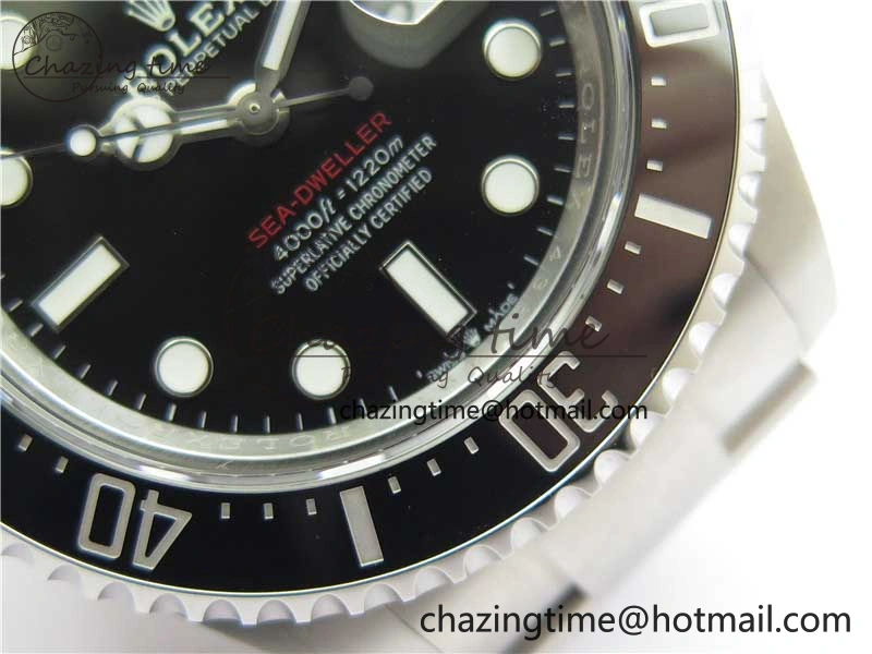 Sea-Dweller 126600 ARF 1:1 Best Edition 904L SS Case and Bracelet A2824 (MK2)