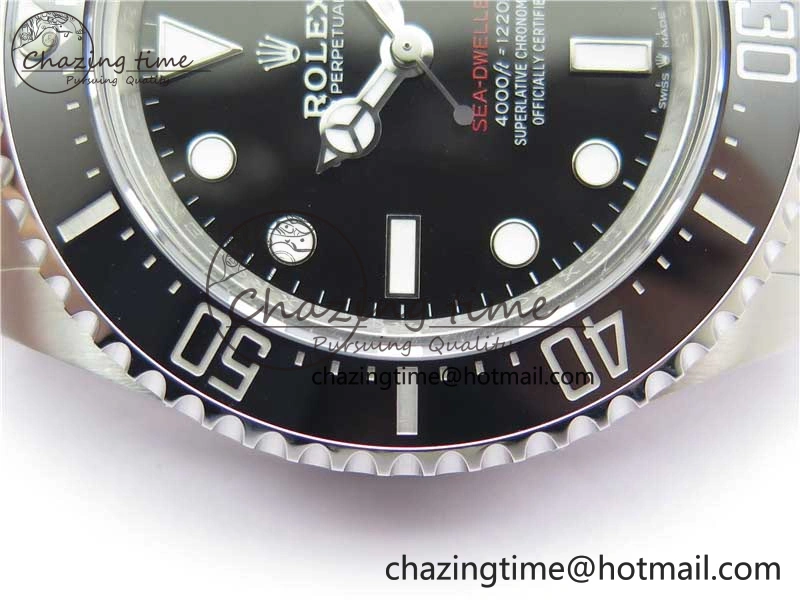 Sea-Dweller 126600 ARF 1:1 Best Edition 904L SS Case and Bracelet A2824 (MK2)