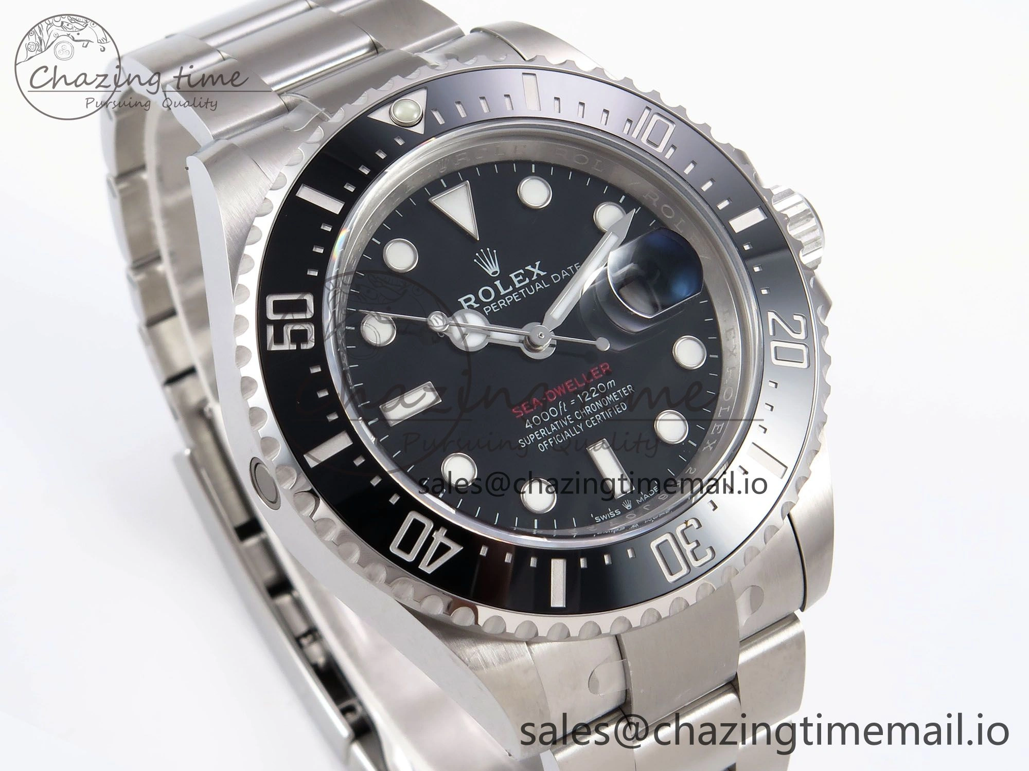 Sea-Dweller 126600 Clean 1:1 Best Edition 904L SS Case and Bracelet VR3235