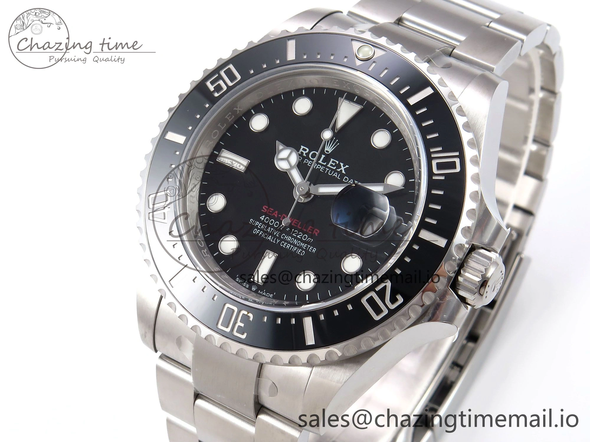 Sea-Dweller 126600 Clean 1:1 Best Edition 904L SS Case and Bracelet VR3235