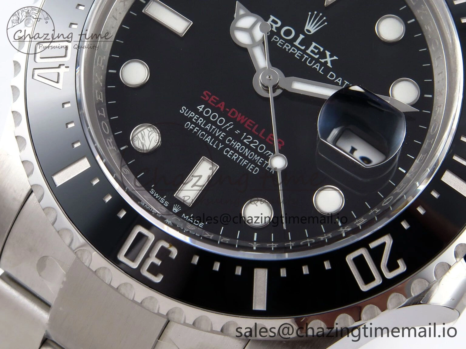 Sea-Dweller 126600 Clean 1:1 Best Edition 904L SS Case and Bracelet VR3235