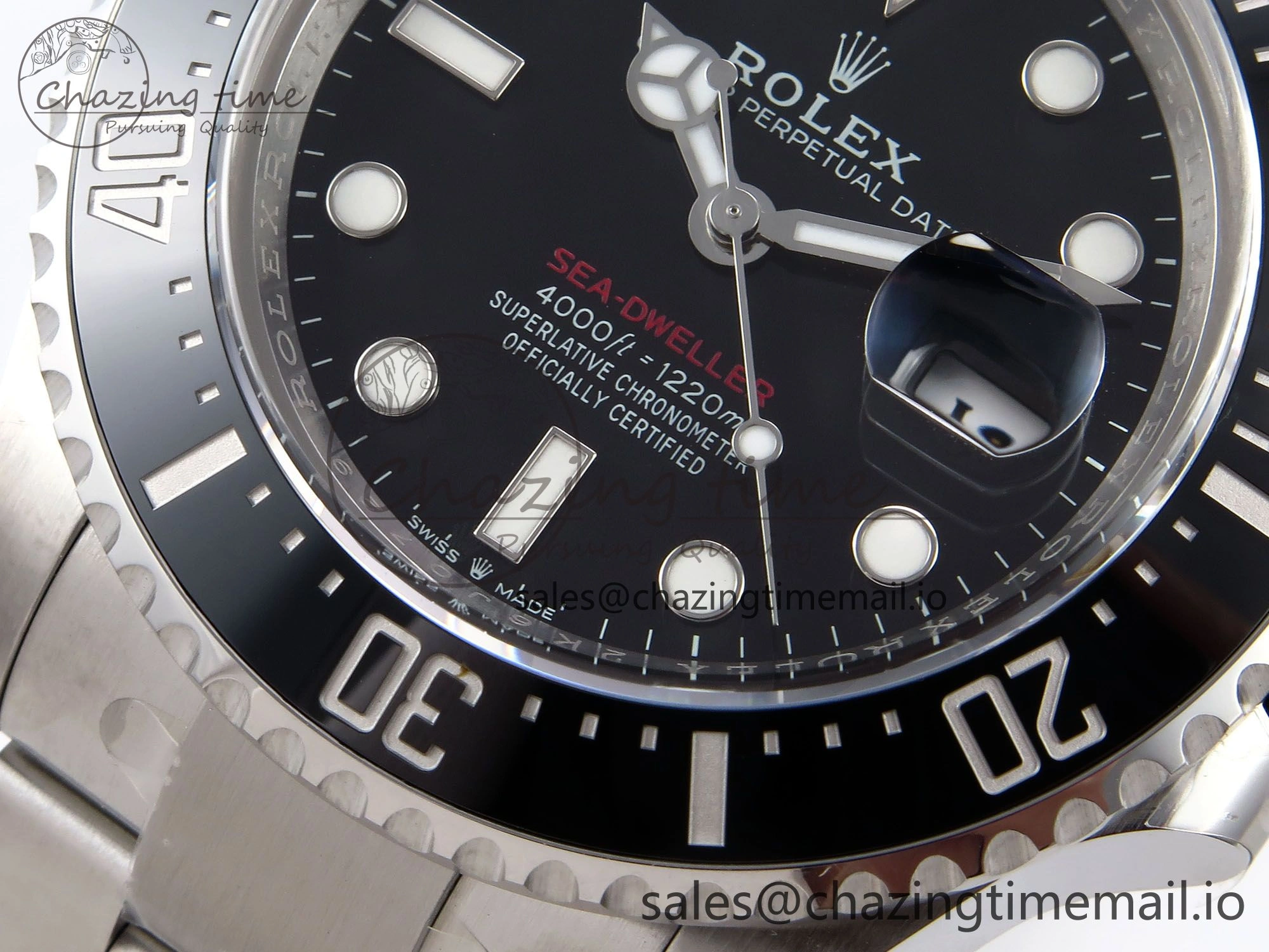 Sea-Dweller 126600 Clean 1:1 Best Edition 904L SS Case and Bracelet VR3235