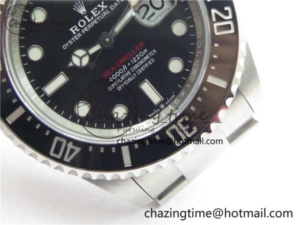 Sea-Dweller 126600 XF 1:1 Best Edition 904L SS Case and Bracelet A2824