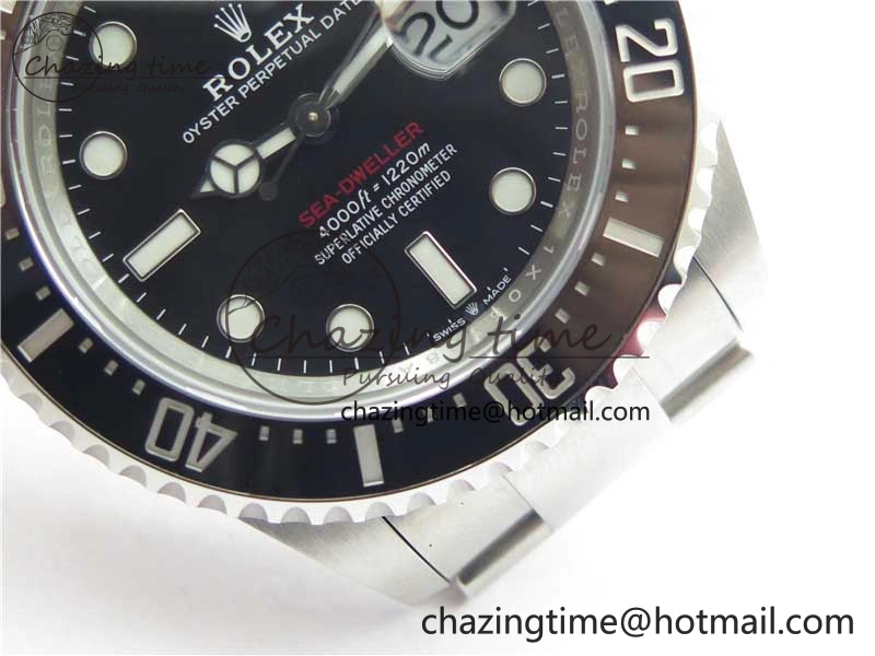 Sea-Dweller 126600 XF 1:1 Best Edition 904L SS Case and Bracelet A2824