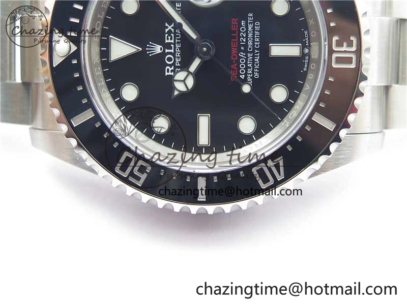 Sea-Dweller 126600 XF 1:1 Best Edition 904L SS Case and Bracelet A2824