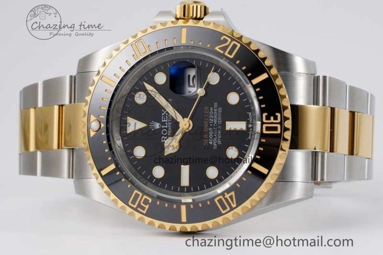 Sea-Dweller 126603 APF Best Edition Black Dial on SS YG Bracelet VR3235