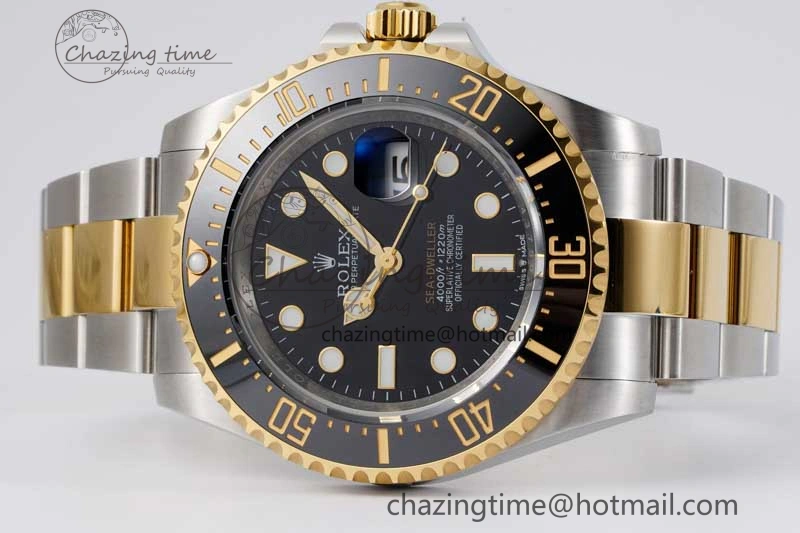 Sea-Dweller 126603 APF Best Edition Black Dial on SS YG Bracelet VR3235