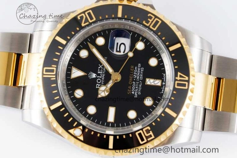 Sea-Dweller 126603 APF Best Edition Black Dial on SS YG Bracelet VR3235