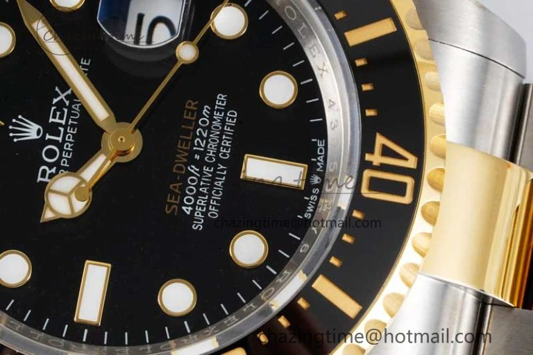 Sea-Dweller 126603 APF Best Edition Black Dial on SS YG Bracelet VR3235