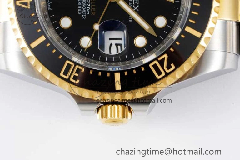 Sea-Dweller 126603 APF Best Edition Black Dial on SS YG Bracelet VR3235