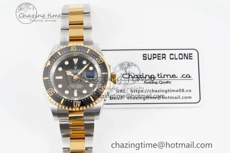 Sea-Dweller 126603 APF Best Edition Black Dial on SS YG Bracelet VR3235