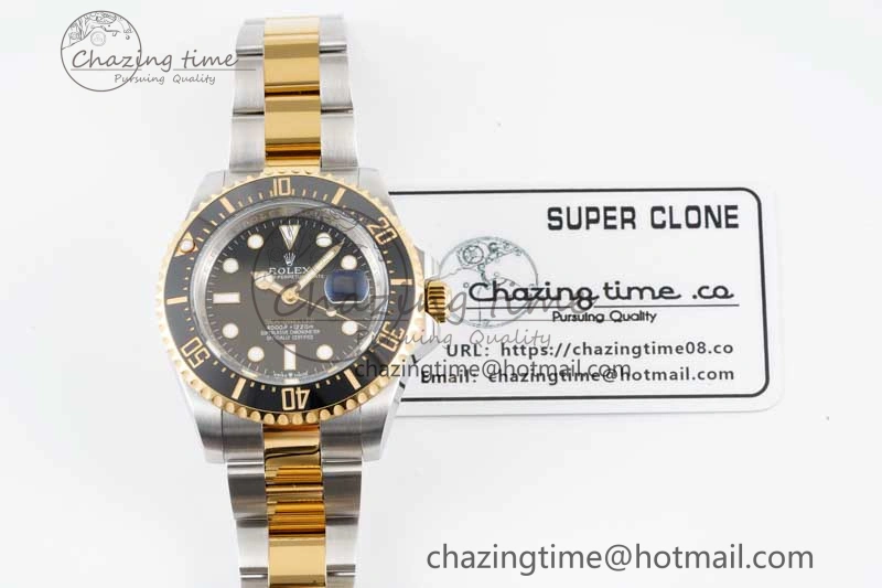 Sea-Dweller 126603 APF Best Edition Black Dial on SS YG Bracelet VR3235