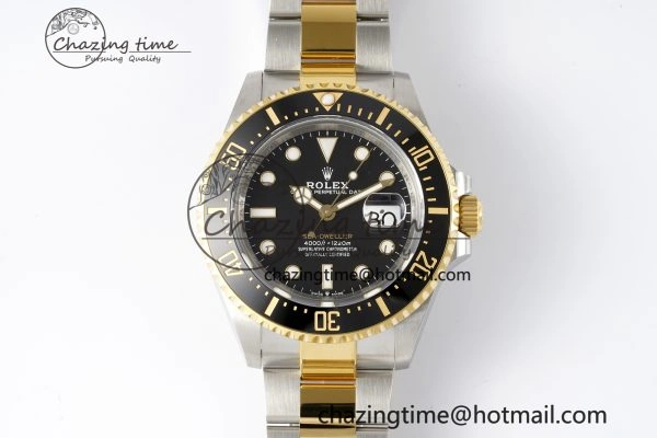 Sea-Dweller 126603 XF 1:1 Best Edition Black Dial on SS YG Bracelet VS3235