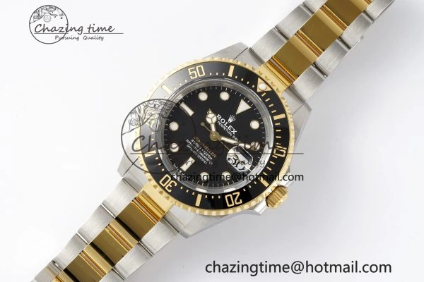 Sea-Dweller 126603 XF 1:1 Best Edition Black Dial on SS YG Bracelet VS3235