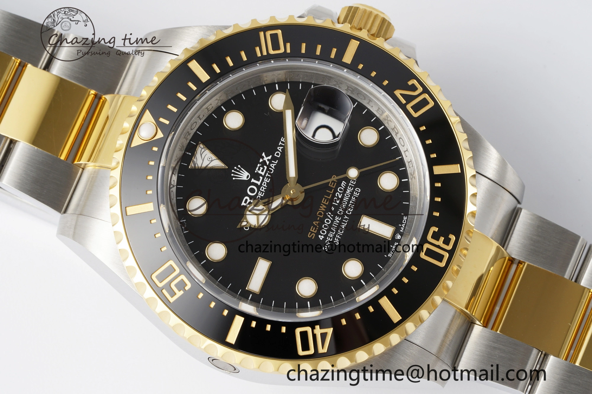 Sea-Dweller 126603 XF 1:1 Best Edition Black Dial on SS YG Bracelet VS3235
